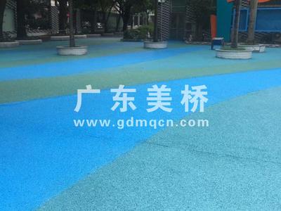 彩色透水混凝土地坪