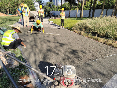 透水混凝土地坪工程