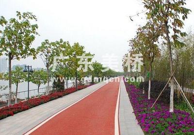 彩色透水混凝土地坪工程