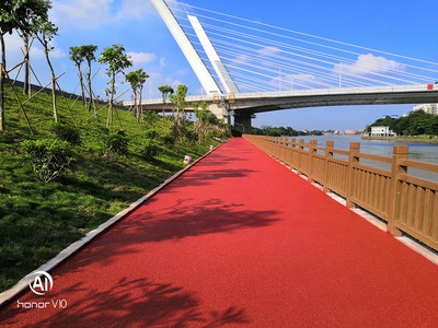 彩色透水混凝土地坪工程