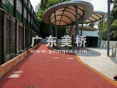 彩色透水混凝土地坪