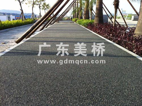 彩色透水混凝土地坪工程