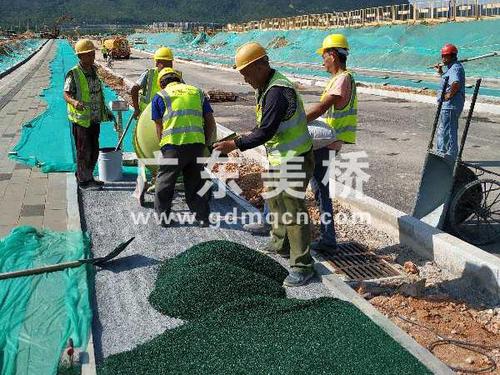 冷拌透水沥青路面施工