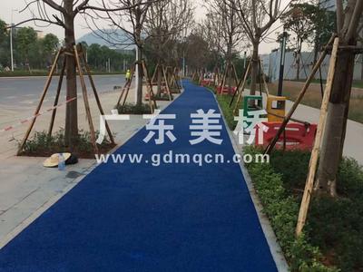 彩色透水混凝土地坪